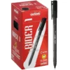 Bolígrafo Punta Fina de 0.7 mm, Orion Rider 1, Caja de 50 Piezas, Negro