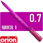 Bolígrafo Punta Fina de 0.7 mm, Orion Rider 1, Fucsia