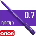Bolígrafo Punta Fina de 0.7 mm, Orion Rider 1, Violeta