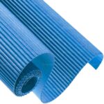 Cartón Corrugado, Pliego de 50 x 70 cm - Azul Turquesa