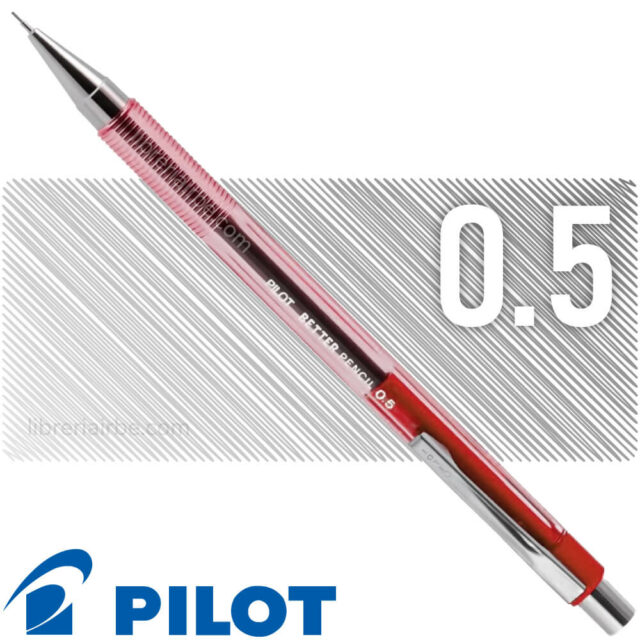 Portaminas 0.5 mm PILOT Better Pencil - Rojo