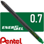 Bolígrafo Gel Retráctil Pentel EnerGel 0.7 mm BL437 - Verde