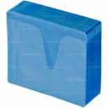 Fundas para CD, DVD, de Plástico Transparente, Doble Cara, con 4 Orificios, Paquete de 100 - Azul