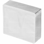 Fundas para CD, DVD, de Plástico Transparente, Doble Cara, con 4 Orificios, Paquete de 100 - Blanco