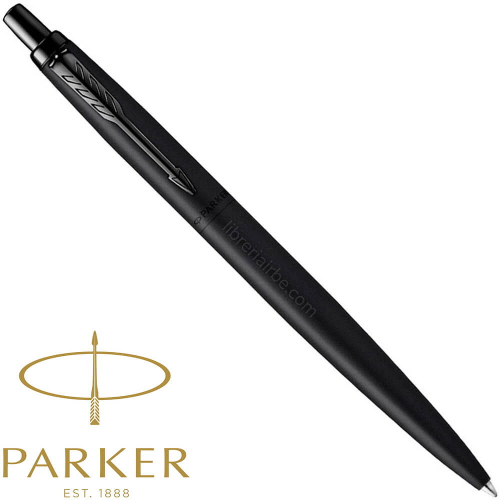 Bolígrafo Retráctil Parker Jotter XL, Monochrome Black, Punta Media, Tinta Azul, en Caja Regalo