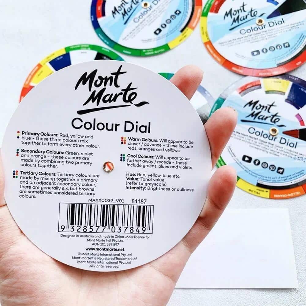 Circulo Cromático, Paleta, Mini Rueda de Colores, Mont Marte Colour Dial  Signature - Librería IRBE Bolivia, image size:1000x1000