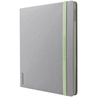Cuaderno de Dibujo, Mooving Notes, Tapa Dura, 80 Hojas de 100 g-m², Tamaño 19 x 24 cm, Gris