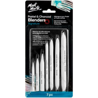 Difuminadores para Lápices, Carboncillos y Pasteles Mont Marte Signature, Set de 7 Piezas