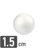 Esfera de Plastoformo, para Manualidades, Nº 1.5, Diámetro 1.5 cm