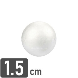 Esfera de Plastoformo, para Manualidades, Nº 1.5, Diámetro 1.5 cm