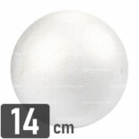 Esfera de Plastoformo, para Manualidades, Nº 14, Diámetro 14 cm
