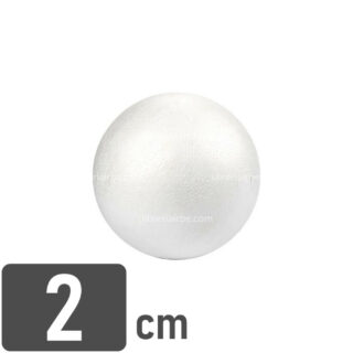 Esfera de Plastoformo, para Manualidades, Nº 2, Diámetro 2 cm