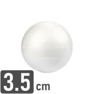 Esfera de Plastoformo, para Manualidades, Nº 3.5, Diámetro 3.5 cm