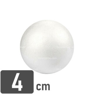 Esfera de Plastoformo, para Manualidades, Nº 4, Diámetro 4 cm