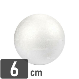 Esfera de Plastoformo, para Manualidades, Nº 6, Diámetro 6 cm