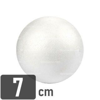 Esfera de Plastoformo, para Manualidades, Nº 7, Diámetro 7 cm
