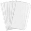 Fundas Transparentes PVC con Zipper para Carpetas de Tamaño A6 con 6 Orificios, Paquete de 6 Piezas