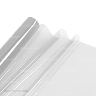 Papel Celofán Transparente Colores, Pliego 70 x 110 cm, para Envolver Regalos, Manualidades