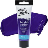 Pintura Acrílica Mont Marte Signature, Tubo de 75 ml - Morado
