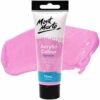 Pintura Acrílica Mont Marte Signature, Tubo de 75 ml - Rosa