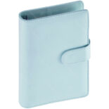 Planificador, Agenda Ahorradora, Carpeta de 6 Anillas, Tamaño A6, con Cierre Magnético - Celeste