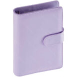 Planificador, Agenda Ahorradora, Carpeta de 6 Anillas, Tamaño A6, con Cierre Magnético - Lila