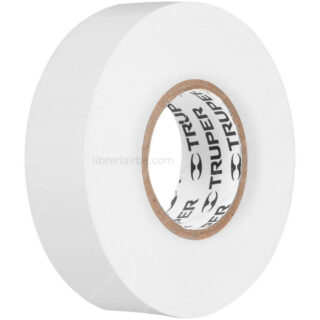 Cinta Aislante, Blanca, TRUPER, Rollo de 18 m x 19 mm