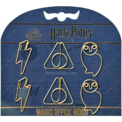 Clips Metálicos con Formas, Mooving at Work Harry Potter, Set de 6 Piezas