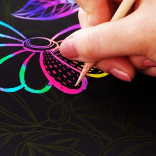 Papel para Raspar Arcoiris Rainbow Scratch Paper Note Cuaderno Espiral Cerca Librería IRBE Cochabamba Bolivia