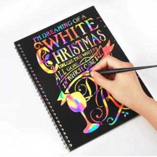 Papel para Raspar Arcoiris Rainbow Scratch Paper Note Cuaderno Espiral Ejemplo Librería IRBE Cochabamba Bolivia