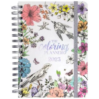 Agenda Mooving 2025, Anillada, Tamaño A5 (15 x 21 cm), Semana a la Vista - The Coloring Planner