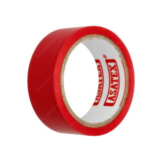 Cinta Aislante, ASATEX, Pequeña, Rollo de 18 mm x 5 Yardas - Rojo