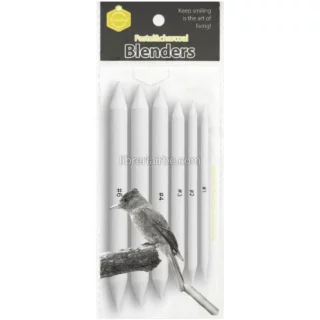 Difuminadores para Lápices, Carboncillos y Pasteles, Keep Smiling, Set de 6 Piezas