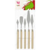 Espátulas para Pintura al Óleo y Acrílicos, de Acero Inoxidable, Set de 5 Piezas