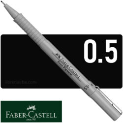 Estilógrafo de Dibujo Técnico Faber-Castell Ecco Pigment - Negro - 0.5