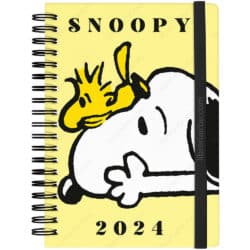 PREVENTA - Agenda Especial Mooving 2024, Tamaño 14 x 20 cm, Día por Página - Snoopy
