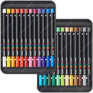 Pasteles al Oleo Crayones Oleo Pastel Oil Pastel uni POSCA Pastel Estuche de 24 Colores Contents Librería IRBE Cochabamba Bolivia