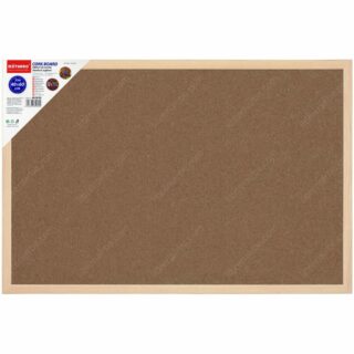 Pizarra de Corcho con Marco de Madera, Tablero de Anuncios, Motarro, 40 x 60 cm