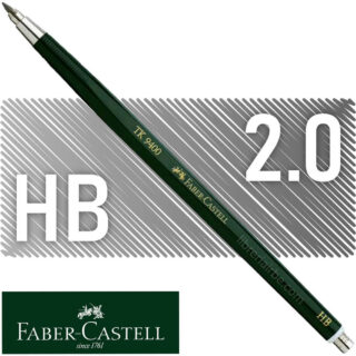 Portaminas de 2.0 mm Profesional para Dibujo Faber-Castell TK 9400 - Grado HB
