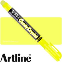 Resaltador Gel, Sólido, Seco, Artline Candy Crystal - Amarillo Fluorescente