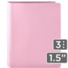Carpeta, Trapper, de 3 Anillas Tipo D, Bellart, Tamaño Carta, Ancho de 1.5 Pulgadas, Pastel - Rosa