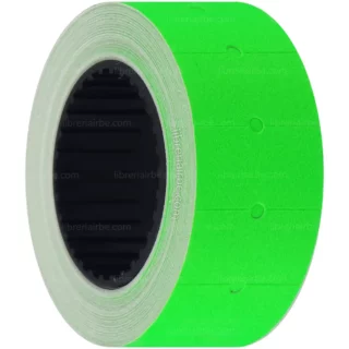 Etiquetas de Precio Autoadhesivas de Colores, 20 x 11 mm, para Máquina Etiquetadora, Rollo de 500, V