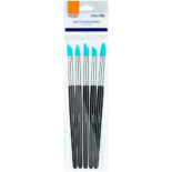 Pinceles Punta de Goma de Silicona para Esculpir, Pintar y Modelar, BRW invente, Set de 5 Piezas