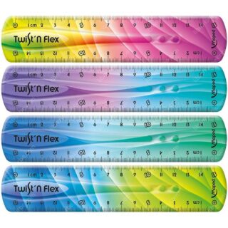 Regla de 15 cm, Flexible, Maped Twist'n Flex Decor