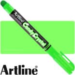 Resaltador Gel, Sólido, Seco, Artline Candy Crystal - Verde Fluorescente