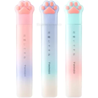 Tijera Mini, Plegable, con Forma de Patitas de Gatitos, TWINGO, Colores Candy