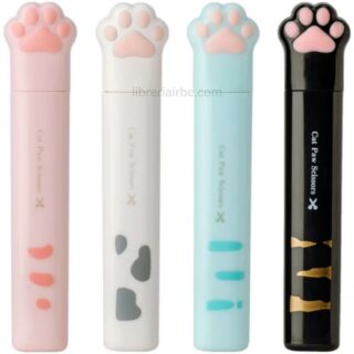 Tijera de 8cm, Pequeña, con Forma de Patitas de Gatitos, TWINGO