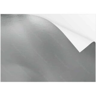 Cartulina Adhesiva Metalizada, Espejo, Pliego de 50 x 70 cm, 180 g-m² - Plateada