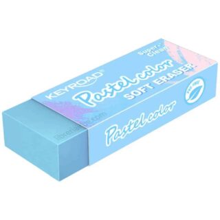 Goma de Borrar, Borrador Suave, KEYROAD Soft Pastel - Celeste