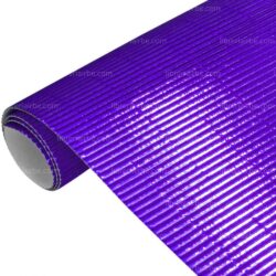 Papel Cartón Corrugado Metalizado, Pliego de 50 x 70 cm - Violeta